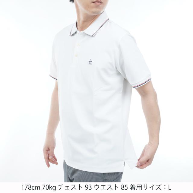 マンシングウェア　Munsingwear　ナイロンメッシュストレッチ半袖ポロシャツ_13