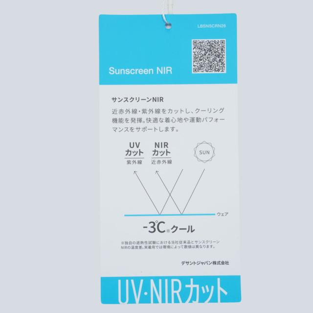 マンシングウェア　Munsingwear　ストレッチ SUNSCREEN ワッペン総柄プリント半袖ポロシャツ_11