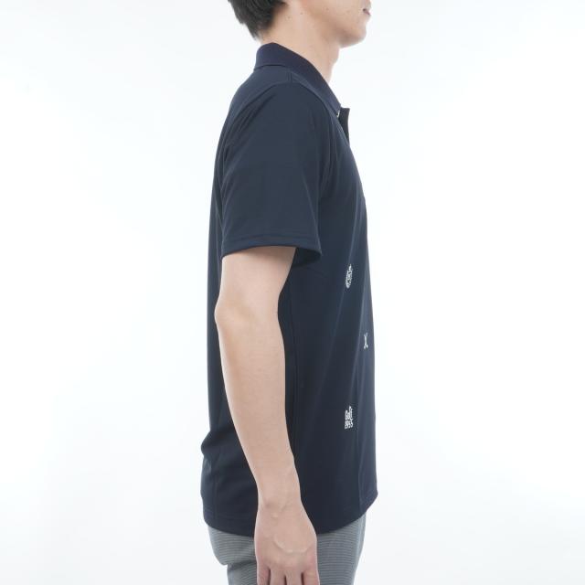 マンシングウェア　Munsingwear　ストレッチ SUNSCREEN 飛び刺繍半袖ポロシャツ_5