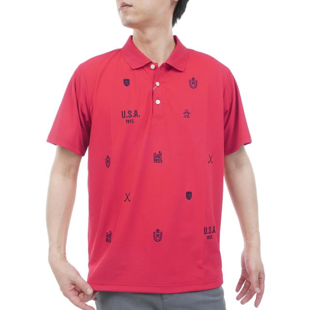 マンシングウェア　Munsingwear　ストレッチ SUNSCREEN 飛び刺繍半袖ポロシャツ_9