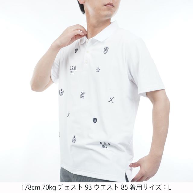 マンシングウェア　Munsingwear　ストレッチ SUNSCREEN 飛び刺繍半袖ポロシャツ_13