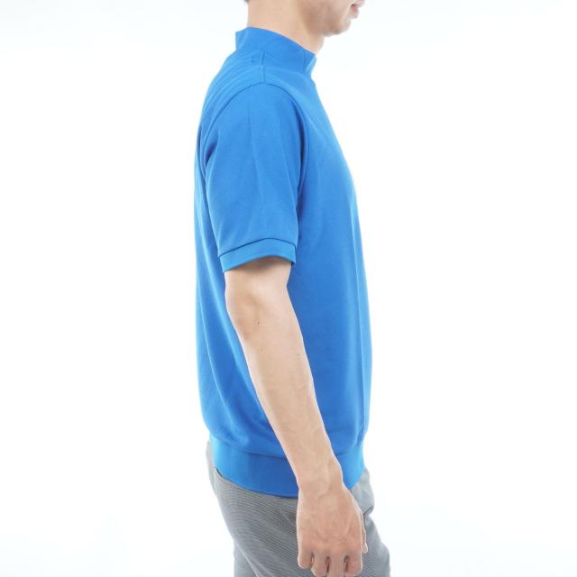 マンシングウェア　Munsingwear　ストレッチ マナード×SUNSCREEN 半袖モックネックシャツ_4
