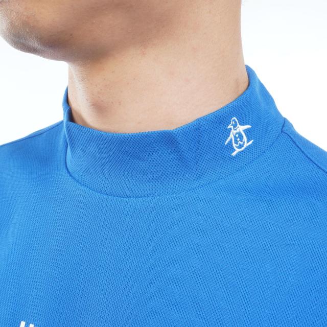 マンシングウェア　Munsingwear　ストレッチ マナード×SUNSCREEN 半袖モックネックシャツ_6