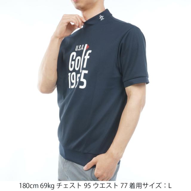 マンシングウェア　Munsingwear　ストレッチ マナード×SUNSCREEN 半袖モックネックシャツ_10