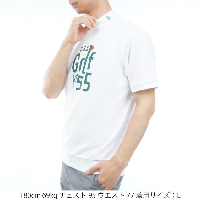 マンシングウェア　Munsingwear　ストレッチ マナード×SUNSCREEN 半袖モックネックシャツ_13