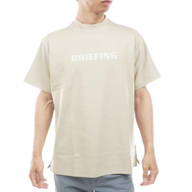 ブリーフィング　BRIEFING　ストレッチ バックBGロゴ RF ハイネック半袖シャツ_11