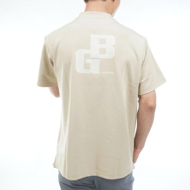ブリーフィング　BRIEFING　ストレッチ バックBGロゴ RF ハイネック半袖シャツ_13