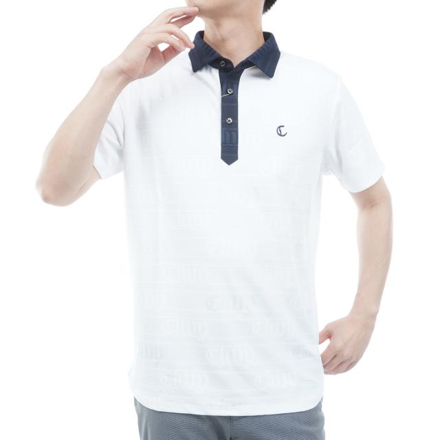 キャロウェイゴルフ　CALLAWAY RED LABEL　ジャカード クレリック半袖シャツ