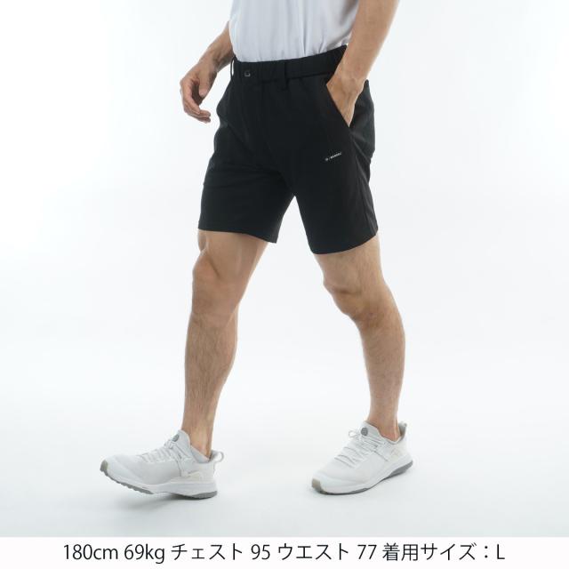バンデル　BANDEL　ドライワッフルスウィッチストレッチハーフパンツ_1