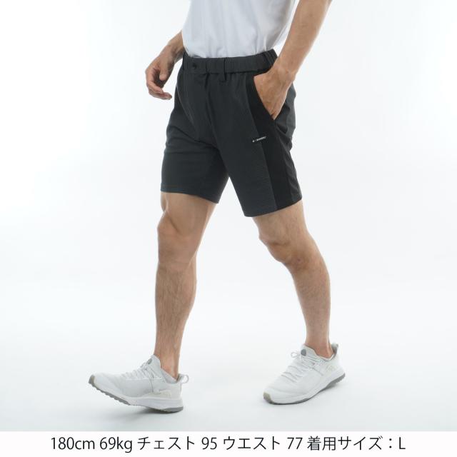 バンデル　BANDEL　ドライワッフルスウィッチストレッチハーフパンツ_4