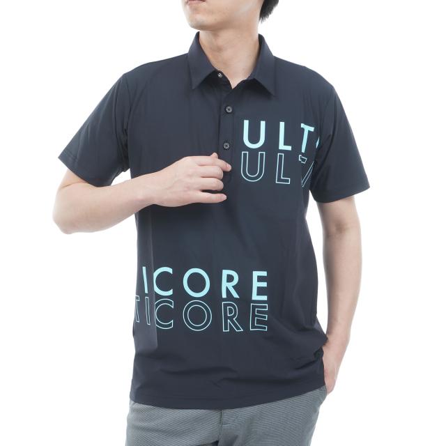 ブリヂストン　BRIDGESTONE GOLF ULTICORE　4Dimotion Fit Split ラグランスリーブ ストレッチ 半袖ポロシャツ