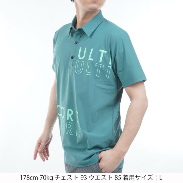 ブリヂストン　BRIDGESTONE GOLF ULTICORE　4Dimotion Fit Split ラグランスリーブ ストレッチ 半袖ポロシャツ_7