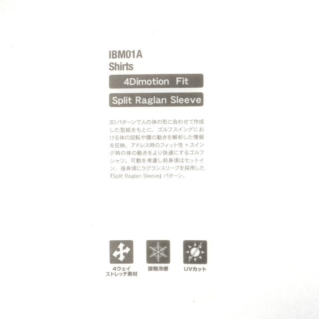 ブリヂストン　BRIDGESTONE GOLF ULTICORE　4Dimotion Fit Split ラグランスリーブ ストレッチ 半袖ポロシャツ_15