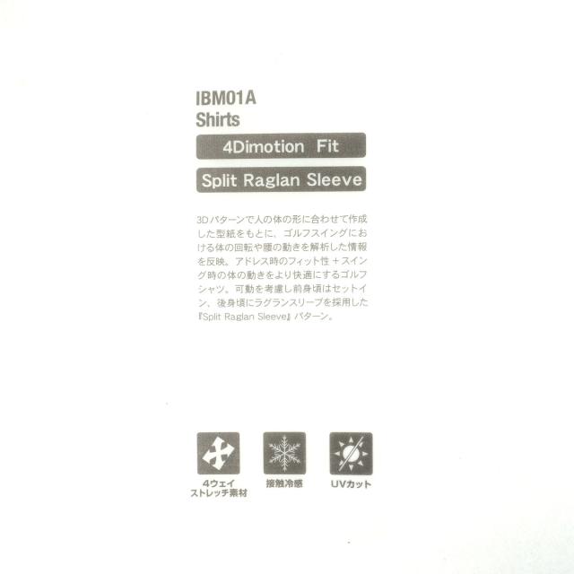 ブリヂストン　BRIDGESTONE GOLF ULTICORE　4Dimotion Fit Split ラグランスリーブ ストレッチ 半袖ポロシャツ_12