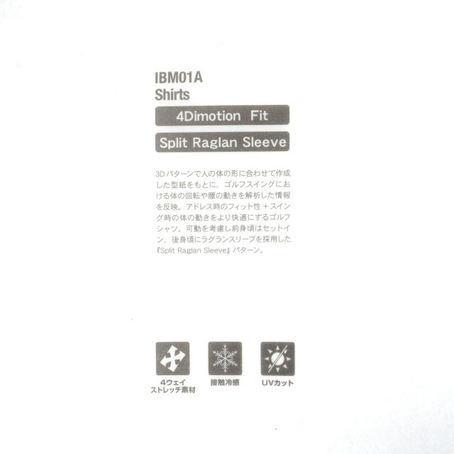 ブリヂストン　BRIDGESTONE GOLF ULTICORE　4Dimotion Fit Split ラグランスリーブ ストレッチ 半袖ポロシャツ_15