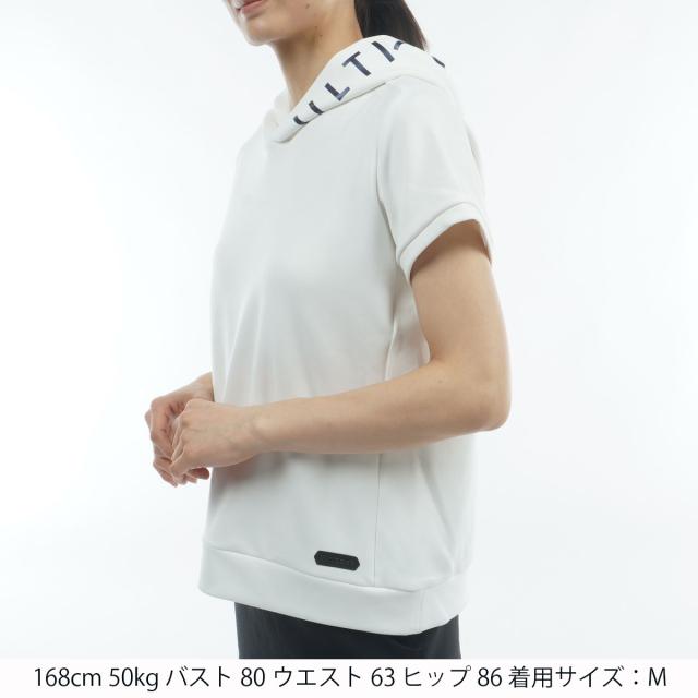 ブリヂストン　BRIDGESTONE GOLF ULTICORE　4Dimotion Fit Split ラグランスリーブ ストレッチ 半袖フーディー　レディス_1