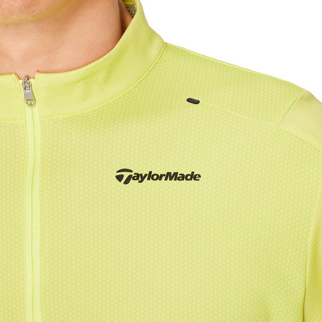 テーラーメイド　Taylor Made　ストレッチ T-ICE T-AIR ソークール ジップドモックネック半袖シャツ_6