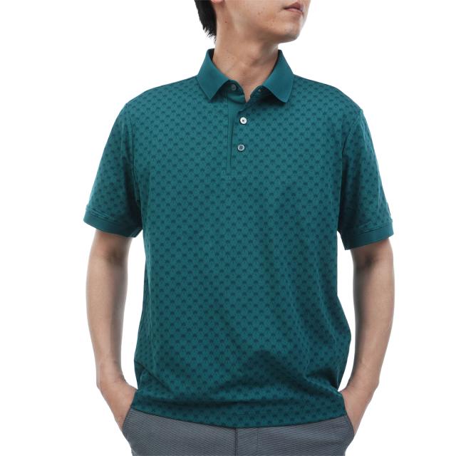 アンダーアーマー　Under Armour　ストレッチ UAアーマードライ プリント リブ 半袖ポロシャツ
