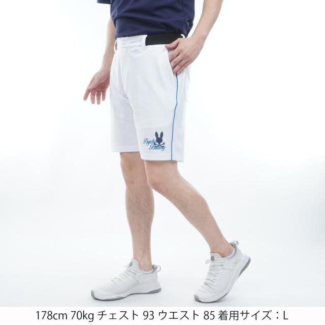 サイコバニー　PSYCHO BUNNY　GOLF ラインモチーフ PBグラフィック ストレッチ ハーフパンツ_10
