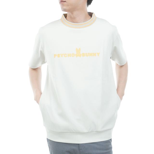 サイコバニー　PSYCHO BUNNY　GOLF シルエットバニー ラバーストライプロゴ 半袖Tシャツ
