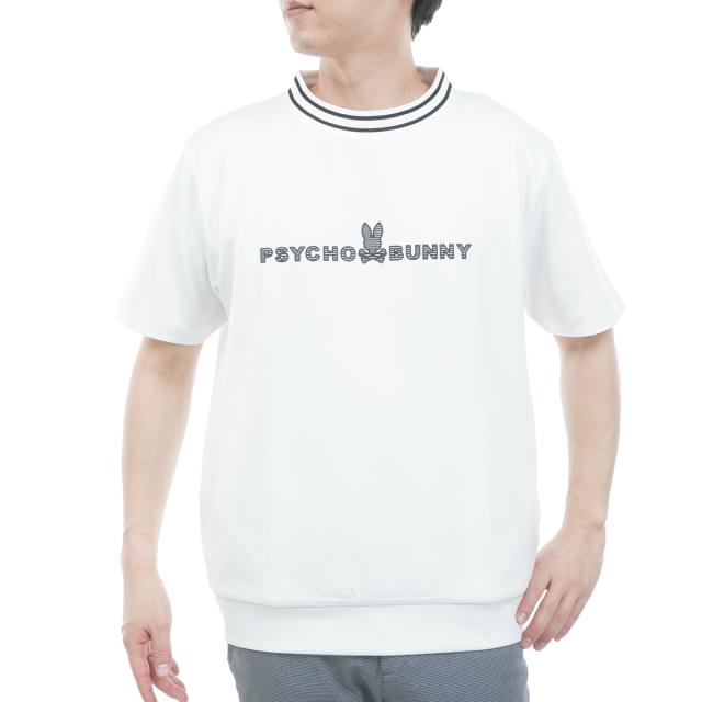 サイコバニー　PSYCHO BUNNY　GOLF シルエットバニー ラバーストライプロゴ 半袖Tシャツ_8