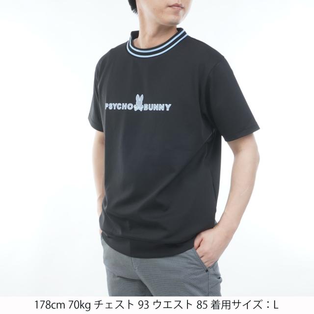 サイコバニー　PSYCHO BUNNY　GOLF シルエットバニー ラバーストライプロゴ 半袖Tシャツ_12
