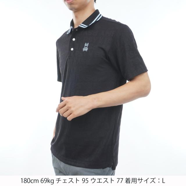 サイコバニー PSYCHO BUNNY GOLF オリジナルジャカード BUNNY半袖 