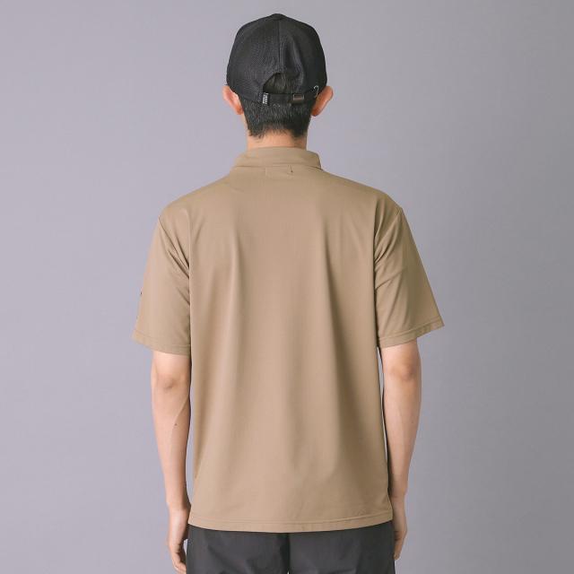 アダバットストリーム　ADABAT STREAM　ストレッチ フラワープリント モックネック半袖Tシャツ_3