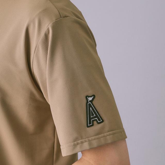 アダバットストリーム　ADABAT STREAM　ストレッチ フラワープリント モックネック半袖Tシャツ_6