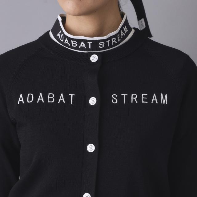 アダバットストリーム　ADABAT STREAM　クルーネック ショートカーディガン　レディス_5