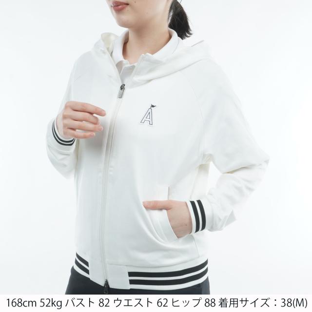 アダバットストリーム　ADABAT STREAM　ストレッチ UV スムースジャージ ジップフーディー　レディス_1