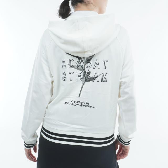 アダバットストリーム　ADABAT STREAM　ストレッチ UV スムースジャージ ジップフーディー　レディス_2