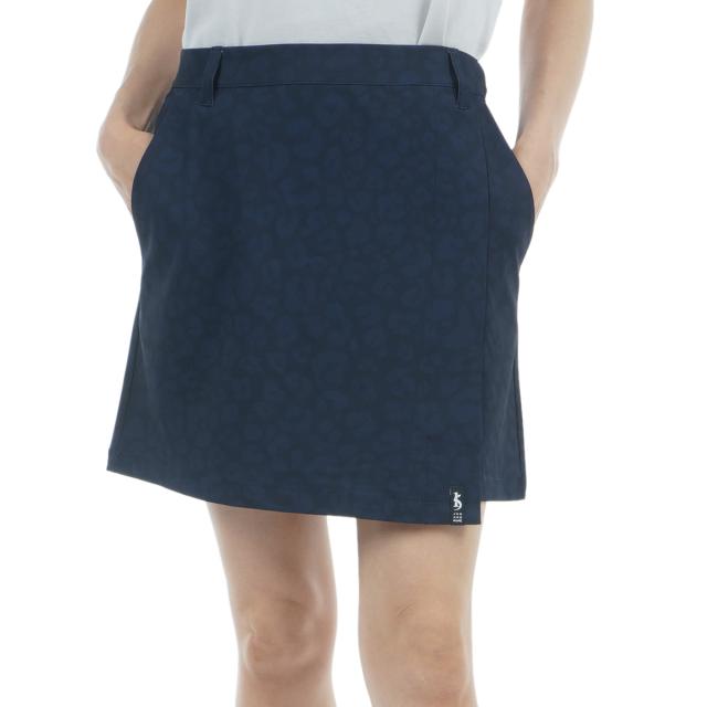 ジュン アンド ロペ JUN &amp; ROPE 毛の荒物柄 一巡り風伸ばすことスコート レディス