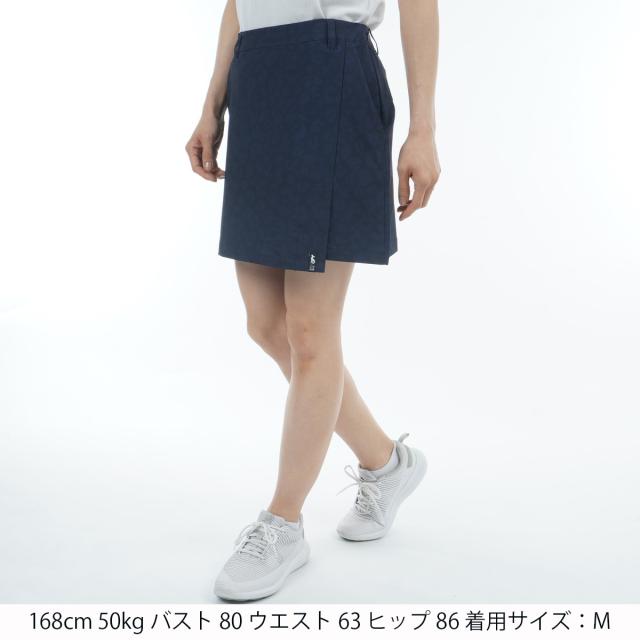 ジュン アンド ロペ JUN &amp; ROPE 毛の荒物柄 一巡り風伸ばすことスコート レディス