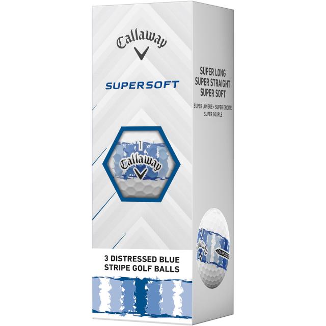 キャロウェイゴルフ　SUPERSOFT　スーパーソフト DESTRESSED STRIPE 3ダースセット