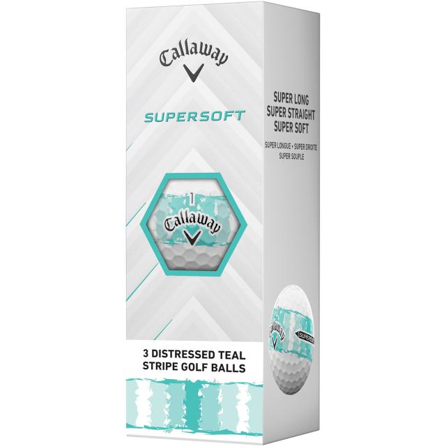 キャロウェイゴルフ　SUPERSOFT　スーパーソフト DESTRESSED STRIPE 3ダースセット