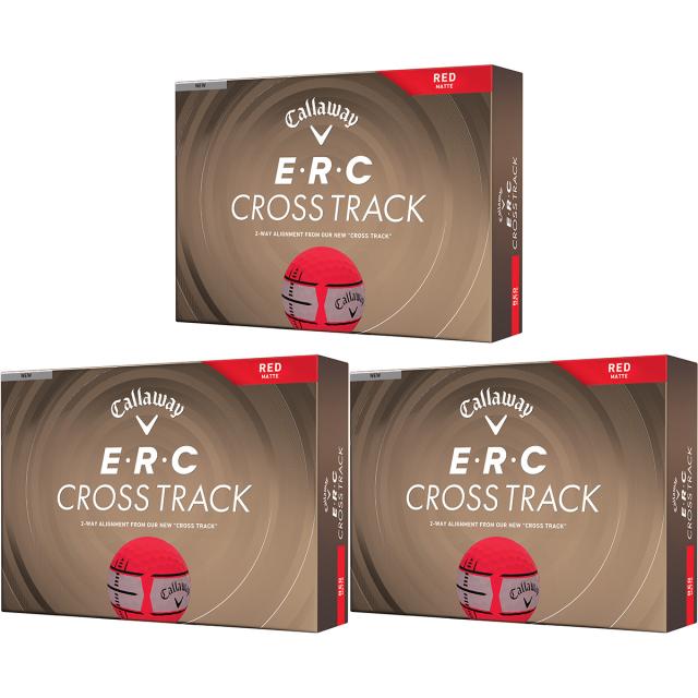 キャロウェイゴルフ　E・R・C　ERC CROSS TRACK 3ダースセット
