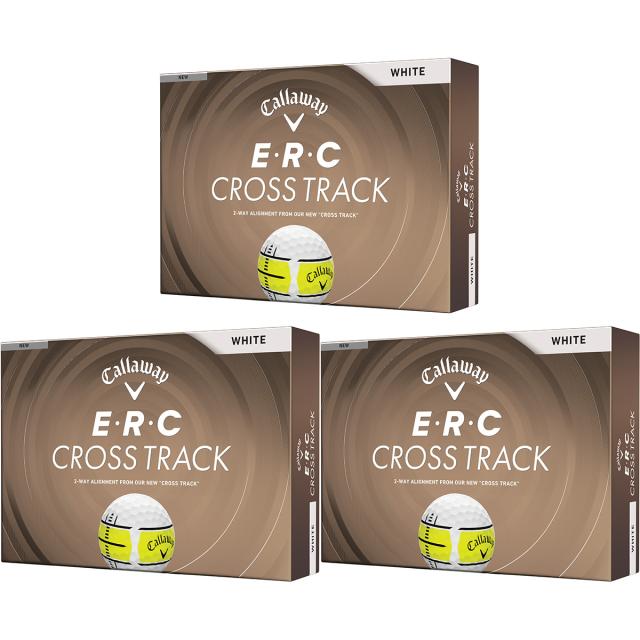 キャロウェイゴルフ　E・R・C　ERC CROSS TRACK 3ダースセット