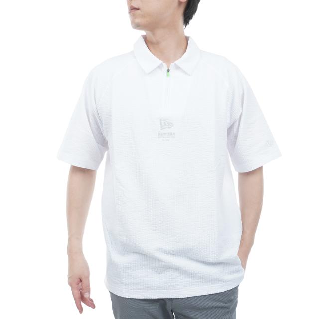 ニューエラ　NEW ERA GOLF　GF 261 シアサッカー半袖ポロシャツ