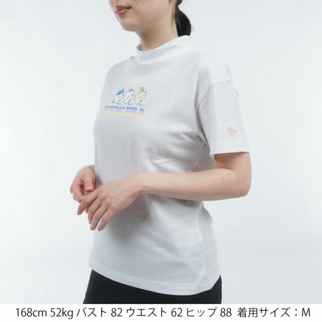 ニュー内鰓 NEW ERA GOLF GFW ちいかわ ミッドネック半袖プルオーバー レディス