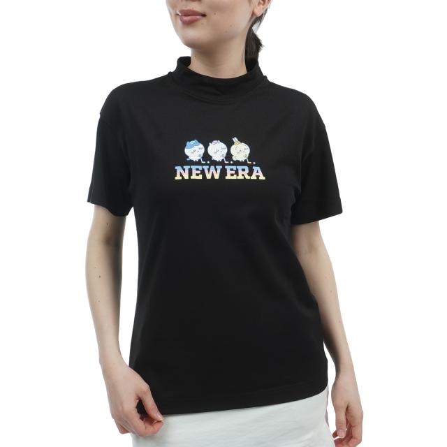 ニュー内鰓 NEW ERA GOLF GFW ちいかわ ミッドネック半袖プルオーバー レディス