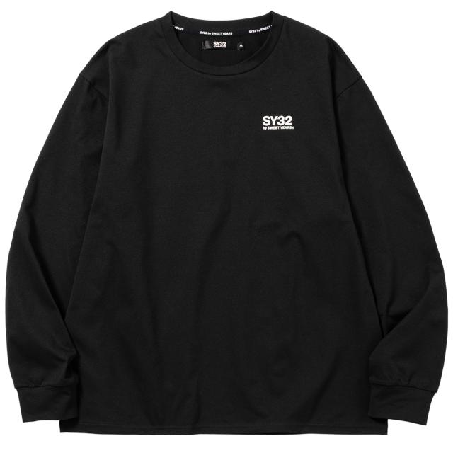 エスワイサーティトゥ バイ スウィートイヤーズ　SY32 by SWEET YEARS　ミニロゴ長袖Tシャツ