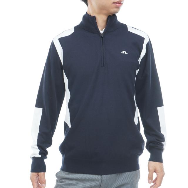 J.リンドバーグ　J.LINDEBERG　Kendrick Knitted ハーフジップ ハイネック長袖セーター_12