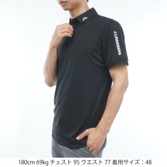 J.リンドバーグ　J.LINDEBERG　Tour Tech Slim Fit ストレッチ半袖ポロシャツ_4