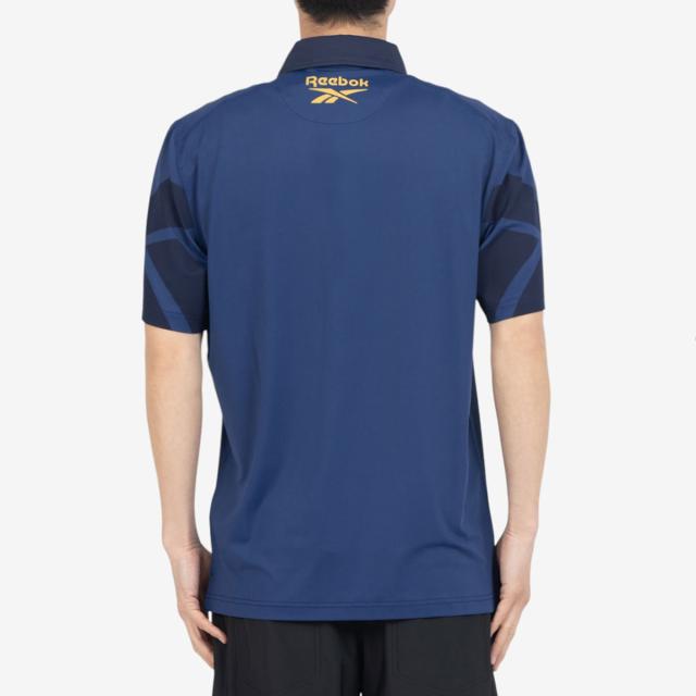 リーボック　Reebok　CRUSHERS GC シグネチャー ベクター カラーブロックド ストレッチ半袖ポロシャツ_1