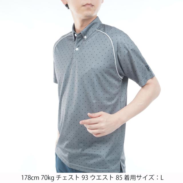 フィラ　FILA GOLF　柄半袖ポロシャツ_1