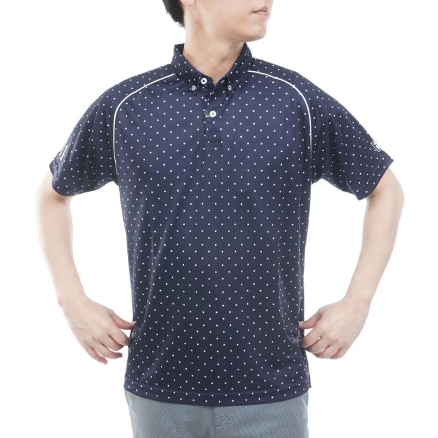 フィラ　FILA GOLF　柄半袖ポロシャツ_3
