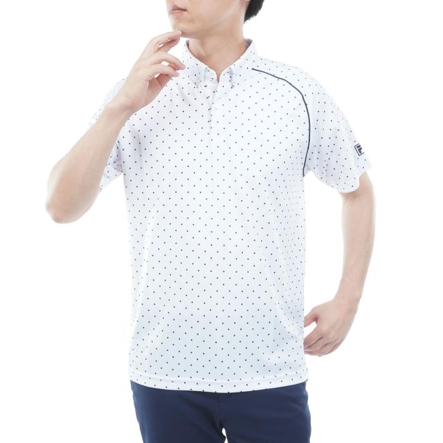 フィラ　FILA GOLF　柄半袖ポロシャツ_13
