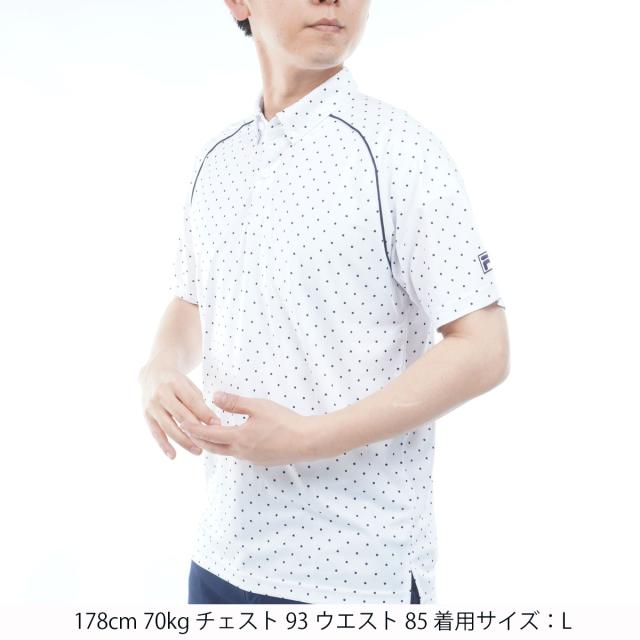 フィラ　FILA GOLF　柄半袖ポロシャツ_14