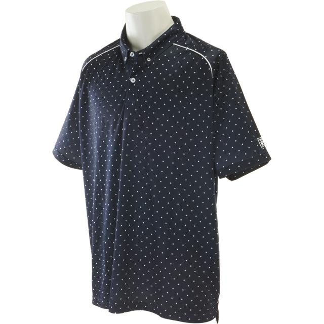 フィラ　FILA GOLF　大きいサイズ 柄半袖ポロシャツ_6